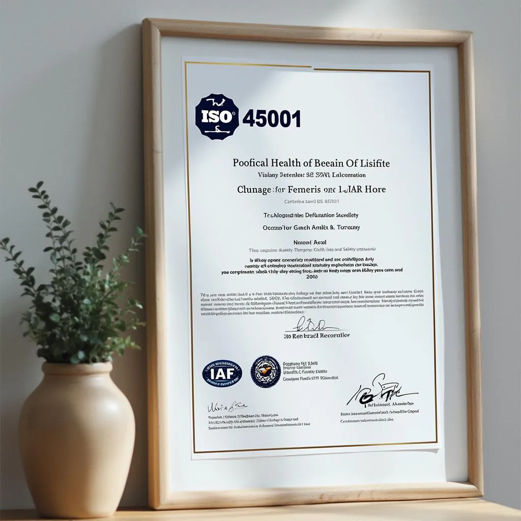 Certificación ISO 45001